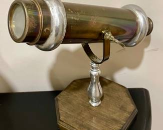 BRASS KALEIDOSCOPE ON PEDESTAL/PLATFORM