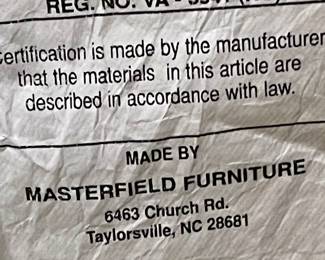 MASTERFIELD CHAIR/OTTOMAN