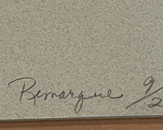 "PEACE IN THE VALLEY"  REMARQUE PRINT by WARD NICHOLS, SIGNED/NUMBERED 9/25