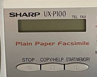 SHARP UX-P100 FAX MACHINE