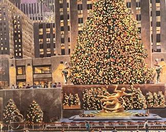 FRAMED/MATTED "ROCKEFELLER CENTER, NY"       BY signature? (SIGNED/NUMBERED)  473/950