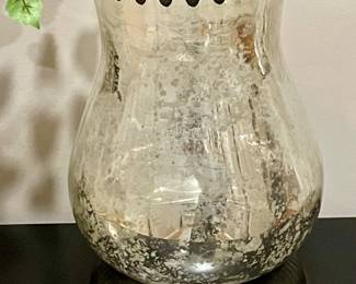 MERCURY GLASS CANDLE LAMP