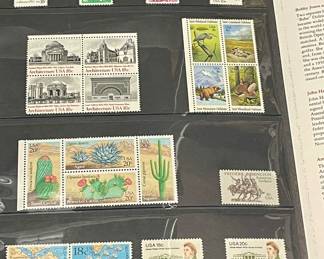 USPS MINT SET OF 1981 COMMEMORATIVE STAMPS