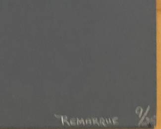 "HARBOR REFLECTIONS"  REMARQUE LITHOGRAPH by WARD NICHOLS, SIGNED/NUMBERED 9/25