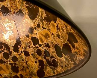 MARBLE/BRASS LAMP #1