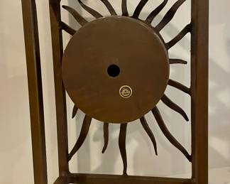 BRASS  MANTLE CLOCK - PHILLIPINES