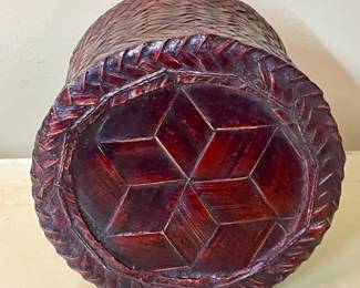 WOVEN BASKET BOX
