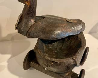 WOODEN DUCK TRINKET TOY