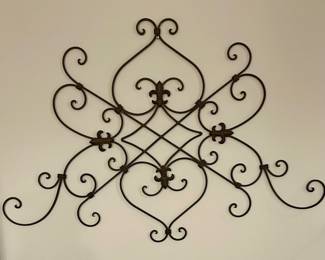 WROUGHT IRON WALL DECOR