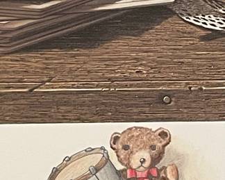 "APPROACH"  REMARQUE PRINT by WARD NICHOLS, SIGNED/NUMBERED 9/25