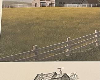 "APPROACH"  REMARQUE LITHOGRAPH by WARD NICHOLS, SIGNED/NUMBERED 9/25