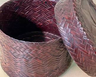 WOVEN BASKET BOX