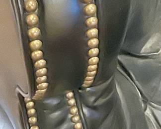 STUDDED LEATHER BARCALOUNGER RECLINER