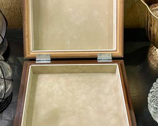 BEADED CROSS-STITCH/NEEDLEPOINT WEDDING KEEPSAKE BOX