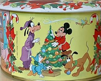 VINTAGE MICKEY & DONALD TIN