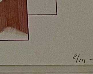 "RURAL DELIVERY"  REMARQUE PRINT by WARD NICHOLS, SIGNED/NUMBERED 9/25