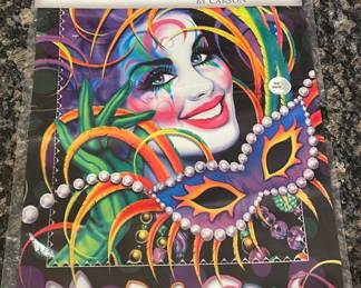 *NEW*    MARDI GRAS MINI GARDEN FLAG