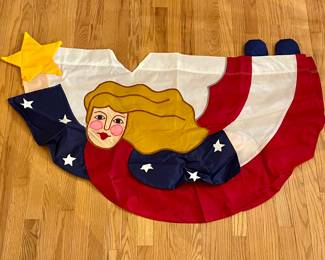 PATRIOTIC BUNTING FLAG