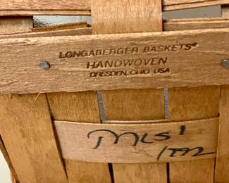 LONGABERGER BASKET