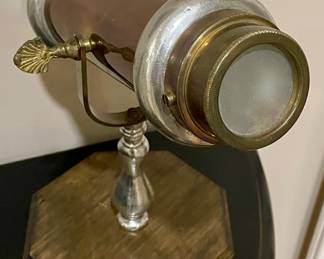 BRASS KALEIDOSCOPE ON PEDESTAL/PLATFORM