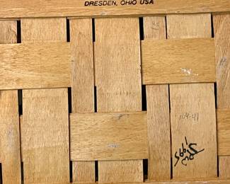 LONGABERGER DIVIDED BASKET