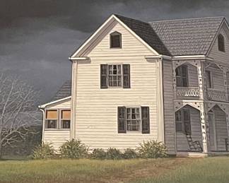 "BREAKTHROUGH"  REMARQUE PRINT by WARD NICHOLS, SIGNED/NUMBERED 9/25