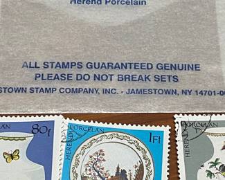 HUMGARY  "HEREND PORCELAIN" 1972 QTY - 5