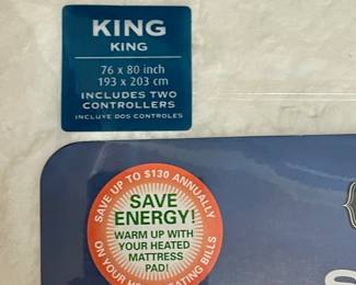KING SHERPA HEATED MATTRESS PAD