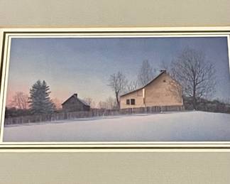 SMALL FRAMED/MATTED PRINT