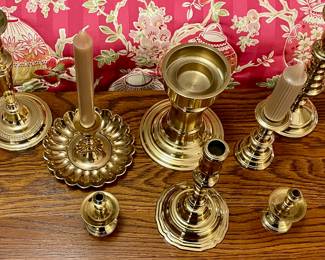 BRASS CANDLESTICS