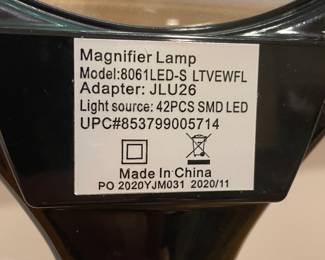 CRAFTING MAGINIFIER FLOOR LAMP