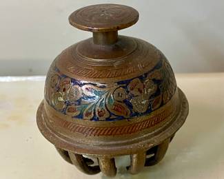 BRASS ELEPHANT CLAW BELL