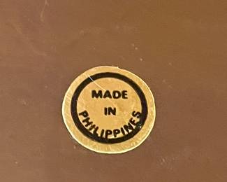 BRASS  MANTLE CLOCK - PHILLIPINES