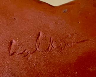 TERRACOTTA POTTERY HEART DISH