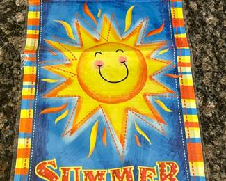 *NEW*    "SUMMER"  MINI GARDEN FLAG