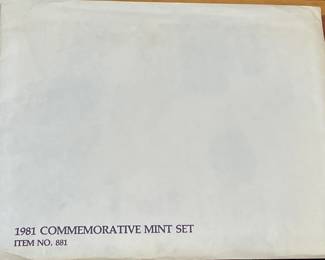 USPS MINT SET OF 1981 COMMEMORATIVE STAMPS