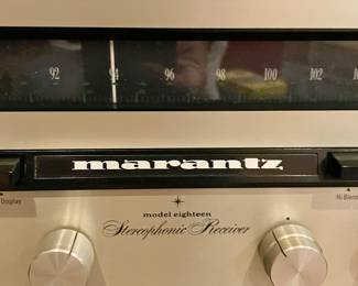 VINTAGE MARANTZ MODEL 18 STEREOPHONIC RECEIVER
