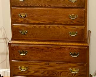 OAK HIGHBOY