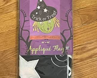 *NEW*   WITCH APPLIQUE' FLAG