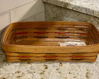 LONGABERGER BASKET WITH LINER 