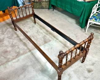 Antique single bed frame