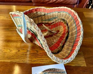 Shari MacLeod Studios 4 point antler basket
