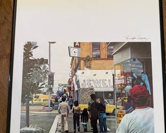 Emigdio Vasquez signed poster