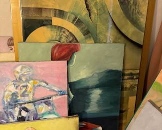 Paintings by Margie Tabor Zuliani & other artist