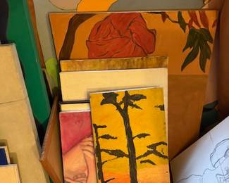 Paintings by Margie Tabor Zuliani & other artist