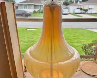 Vintage MCM Murano Lamps 