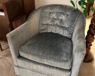 Well cared for and well crafted barrel chairs (there are 2).