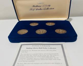 Walking Liberty Solid Silver Half Dollars