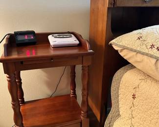 Beautiful side table perfect for next to a bed or that La-Z-Boy