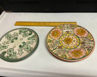 2 Pottery Plates $20.00